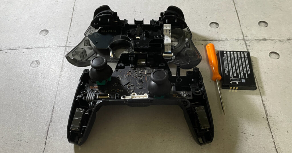 Proコントローラー分解時の様子