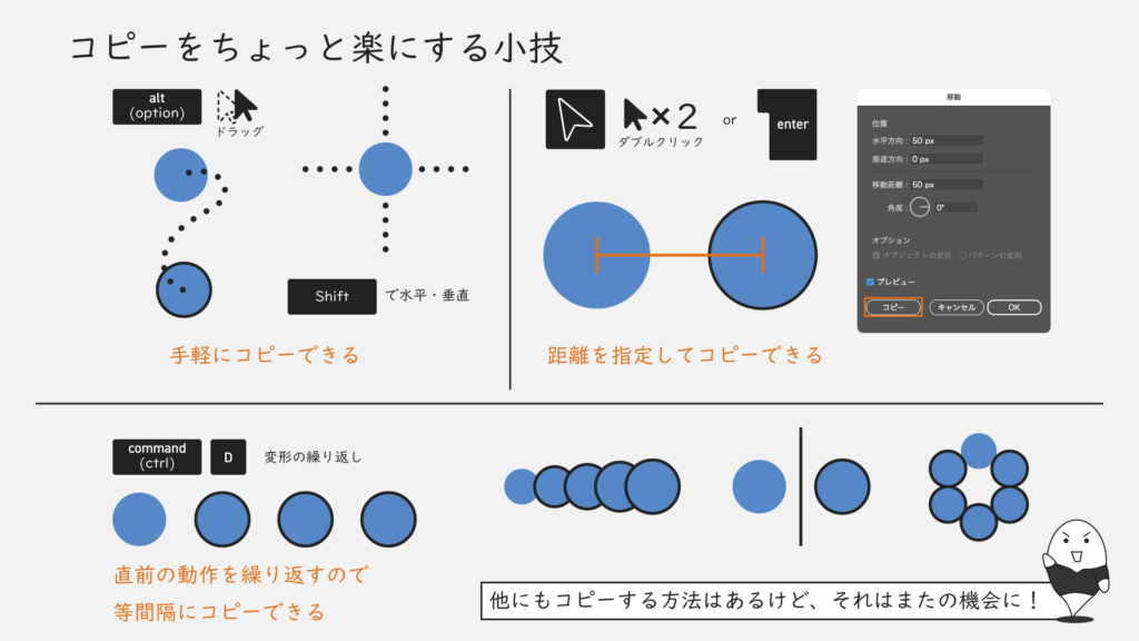 コピーをちょっと楽にする小技